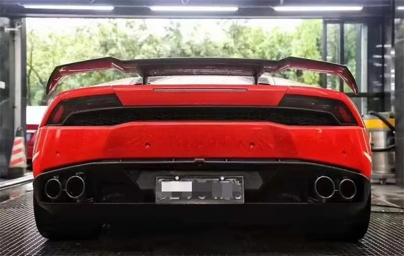 For  Huracan LP580 LP610 Upgrade EVO Dry Carbon Fiber Rear Bumper New Condition Wing Spoiler